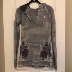 Sinful Pull Over Hooded Sweatshirt 🤍